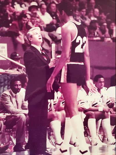 Coach Rose sideline
